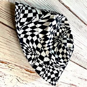 Steve Madden Check Print Bucket Hat